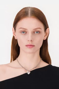 Suzi Brass Necklace Palladium – Justine Clenquet | Centre Commercial